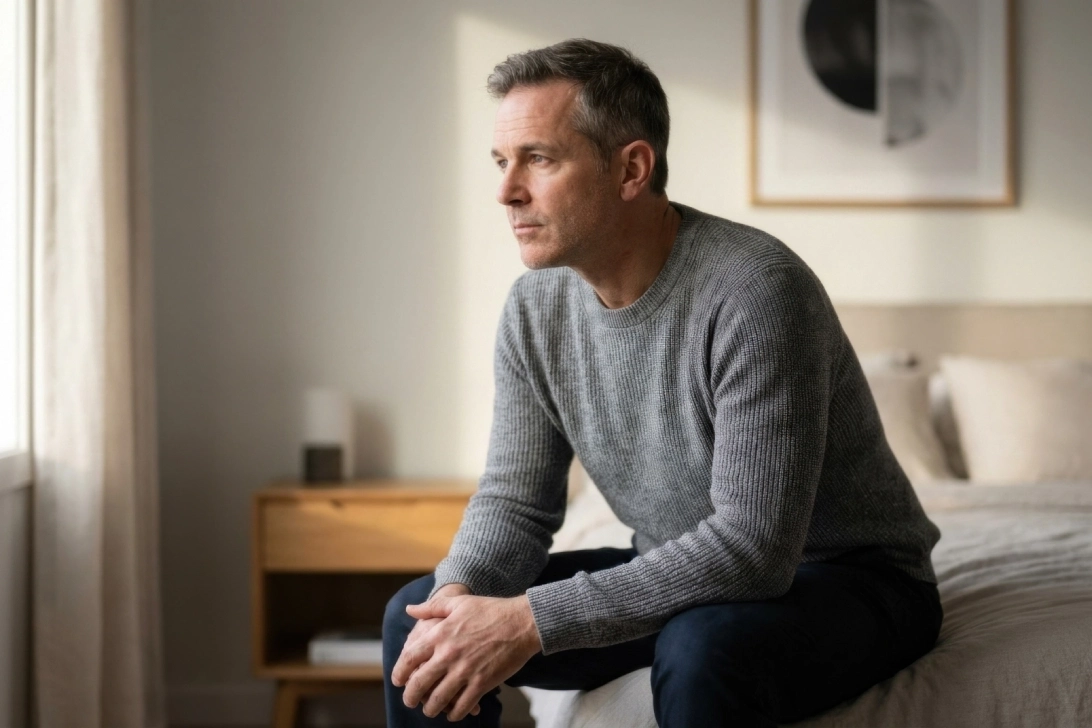 Male patient discussing low testosterone treatment options with a practitioner in Peoria AZ