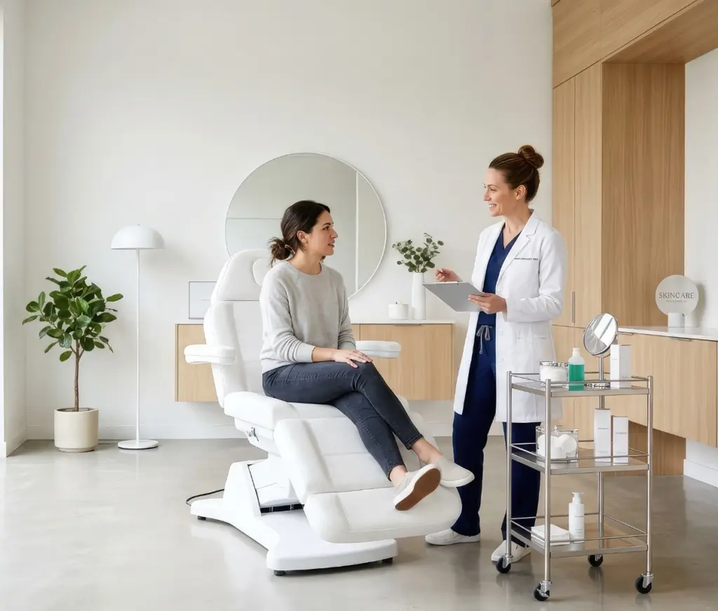 Integrative functional medicine doctor consulting patient at wellness clinic in Peoria AZ